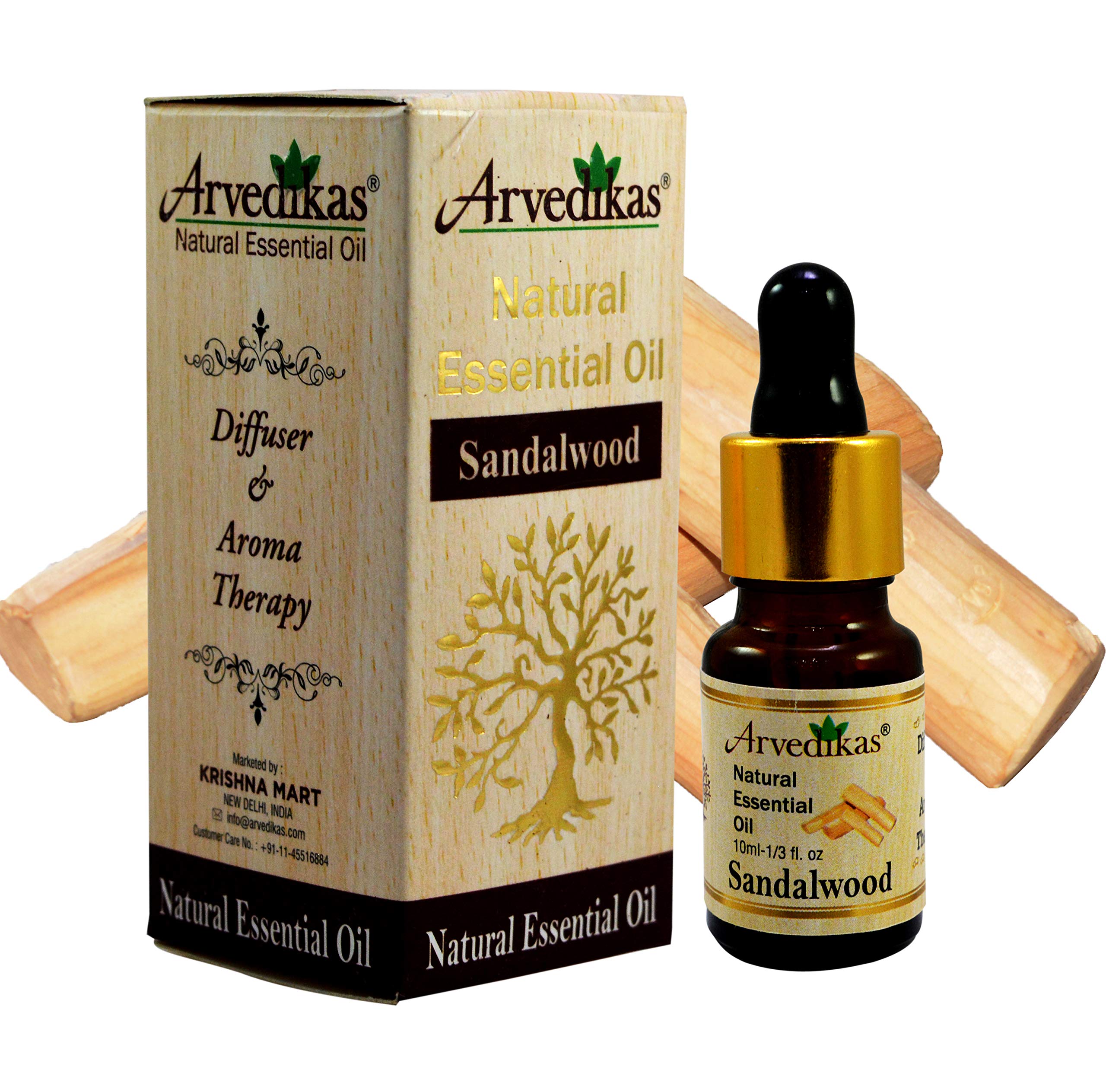 SANDAL WOOD エッセンシャルオイル 10ml SANDAL WOOD OIL NATURAL PURE SANDALWOOD ESSENTIAL OIL FOR HAIR